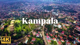 Experience the BEST Aerial Views of Kampala Uganda in 4K [upl. by Arocet897]