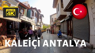 Kaleiçi Antalya Old Town 4K 2020 [upl. by Arretnahs]