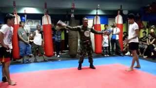 Yaw Yan Sparring Bigayan by Guro Jeff Corpuz and Guro Ambet Matayom [upl. by Harleigh634]