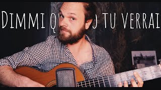 Dimmi quando tu verrai T Renis Bossanova Acoustic Voice and Guitar [upl. by Gnuoy]