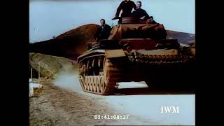 German Invasion of Balkans Combat WW2 Color [upl. by Anelam]