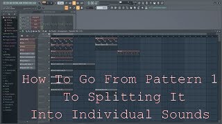 How to Separate Patterns In FL Studio  Split By Channel  FL Studio For Beginners Tutorial [upl. by Kcirret]