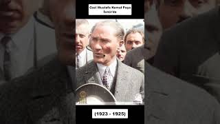 Gazi Mustafa Kemal Paşa İzmirde 1923  1925 shorts izmir atatürk [upl. by Risan824]