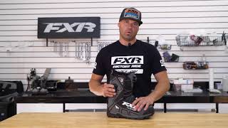 FXR Tactic Dual Zone Boa Snowmobile Boot  Review [upl. by Deeraf]