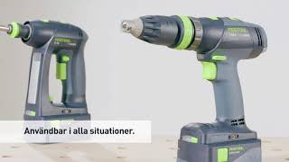 Skruvdragare T 183  C 18  Festool [upl. by Paynter227]