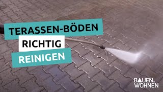 Gartentipp TerrassenBöden richtig reinigen und versiegeln [upl. by Jessey]