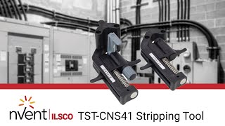 nVent ILSCO Cable Stripping Tool for nonbonded semicon layer  TSTCNS41 [upl. by Refotsirhc]