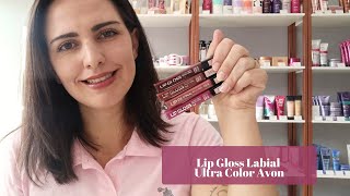 Lip Gloss Labial Ultra Color Avon [upl. by Enirahtak]