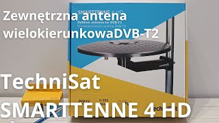 TechniSat SMARTTENNE 4 HD  Antena do odbioru naziemnej telewizji cyfrowej DVBT T2 [upl. by Ynaffik575]