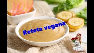 Rețetă vegană  Dressing sos Tahini pentru salată [upl. by Longan819]