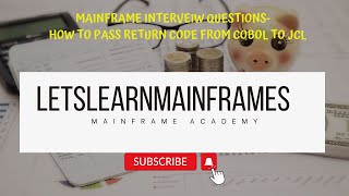 Cobol Interview QuestionReturn Code form Cobol to JCL [upl. by Flip]