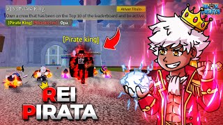 Me tornei o Rei dos Piratas no Blox Fruits  Sharkizim Pirate King 🦈👑❤️ [upl. by Estell]