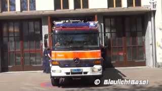 Löschzug Berufsfeuerwehr Basel [upl. by Domingo]