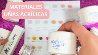 ¿Es ACRYFINE la MEJOR marca para hacer UÑAS ACRÍLICAS 💅🏻 [upl. by Sabino]