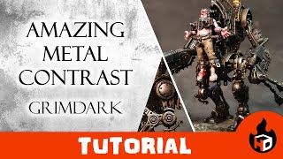 The Secrets of amazing metallic contrast for Warhammer easy grimdark painting hacks made simple [upl. by Darell]