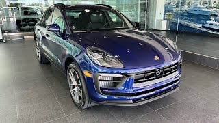 Taking Delivery of a 2024 Macan S in Gentian Blue Metallic  Porsche West Broward [upl. by Nehtan]