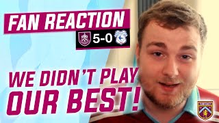 Fan Reaction  BURNLEY 50 CARDIFF CITY  👌🏼 Daniel quotWe didnt even play our bestquot [upl. by Coridon]