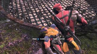 Deadpool The Game  Press X to Bitch Slap Wolverine [upl. by Edelsten]