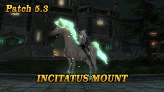 FFXIV Incitatus Mount  Patch 53 [upl. by Eugatnom]