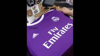 Real Madrid 1617🟣🐐football realmadrid ronaldo cr7 jersey fypシ゚ shorts viral trending [upl. by Lokim969]