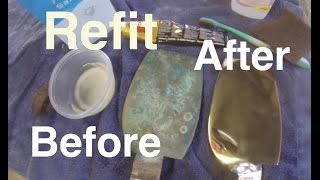 ★★ How to refitpolishing a Volvo Penta Folding propeller ★★ [upl. by Acherman]