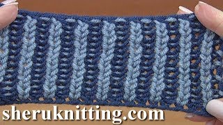 How to Knit English Rib Tutorial 33 Brioche Technique [upl. by Marcellina232]