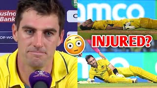 Glenn Maxwell INJURED after 201 😳 Pat cummins Glenn Maxwell AUS vs AFG Batting World Cup News [upl. by Newmann]