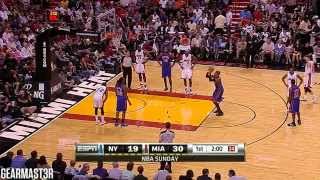 Carmelo Anthony  29 points vs Heat Full Highlights 20110227 [upl. by Grof]