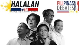 PiliPinas Debates 2016 [upl. by Elaval496]