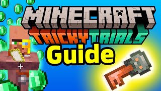 Minecraft Trial Chambers Guide including Mace Crafting Breeze Mobs Wind Charges and more [upl. by Nilsoj]