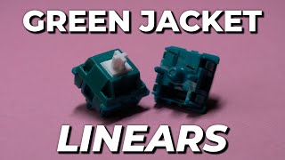 One of a Kind  KNCKeys Green Jacket Linear Switch Review [upl. by Thor]