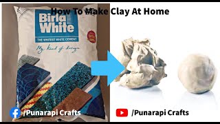 Homemade Cement Clay [upl. by Cherry]