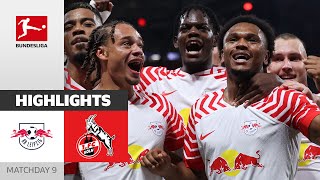 Openda Brace in 6 GoalsSpectacle  RB Leipzig  1 FC Köln 60  Highlights  MD 9 – 202324 [upl. by Harriman808]