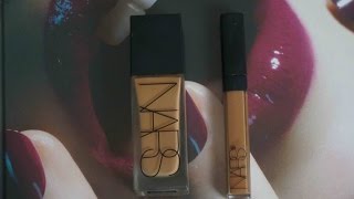 Nars All Day Luminous Weightless Foundation Review [upl. by Refinnaej]