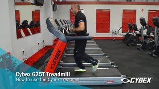 Cybex 625T Treadmill  How to use [upl. by Moffat500]