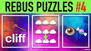 Rebus Puzzles with Answers 4 20 Picture Brain Teasers [upl. by Llerrut]