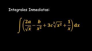 Integrales inmediatascalculointegral integral calculodiferencial [upl. by Kieran985]