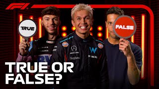 True Or False With Our 2023 F1 Drivers [upl. by Maye]