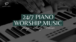 Prayer Instrumental Music with Scriptures amp Nature  247 DappyTKeys Piano Worship [upl. by Ahtilat93]