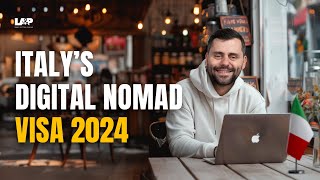 DIGITAL NOMAD VISA IN ITALY  all you need to know [upl. by Ailey]