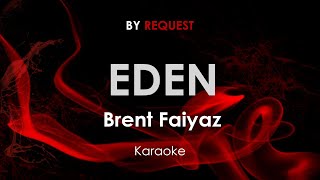 Eden  Brent Faiyaz karaoke [upl. by Anitsrhc]