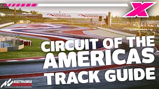 How to be Fast at Circuit of the Americas on Assetto Corsa Competizione  Track Guide [upl. by Maher]