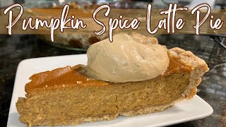 PUMPKIN SPICE LATTE PIE  THANKSGIVING DESSERT [upl. by Allen]