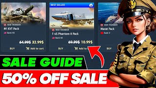 War Thunder sale guide 💸STORE SALES💸Premium buying guide [upl. by Sivel]