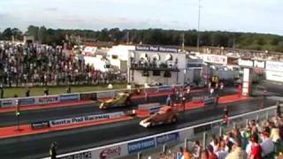 Tony Betts crashes at Santa Pod [upl. by Stan]