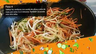 Alimentación sana y nutritiva cap1 verduras salteadas [upl. by Hanson]