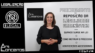 LEGALIZAÇÃO descobre o procedimento que te permite repor a legalidade urbanística [upl. by Aliahkim]