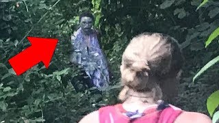 Real Ghosts Caught On Camera 5 SCARY Videos [upl. by Aisorbma219]