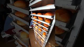 Bunn Baking In Rotary Rack Oven  DS MANUFACTURE amp TRADING COM bakeryoven dsovens [upl. by Orimlede]