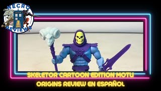 Skeletor MOTU Origins Cartoon Edition Review en Español [upl. by Acitel]